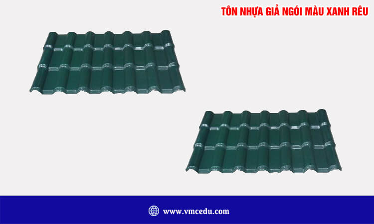 Tôn nhựa giả ngói màu xanh rêu