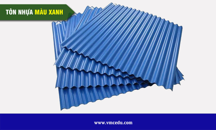 Tôn nhựa màu xanh