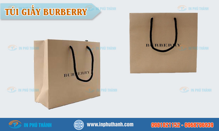 Túi giấy burberry
