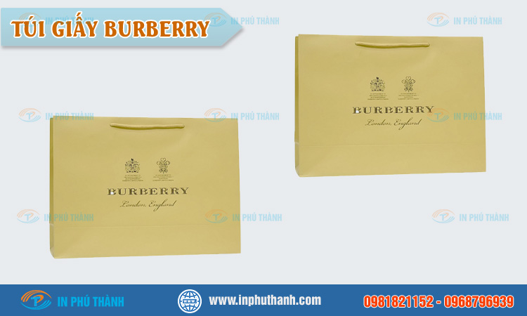 Túi giấy burberry