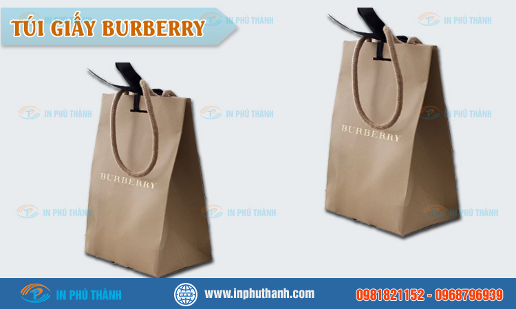 Túi giấy burberry