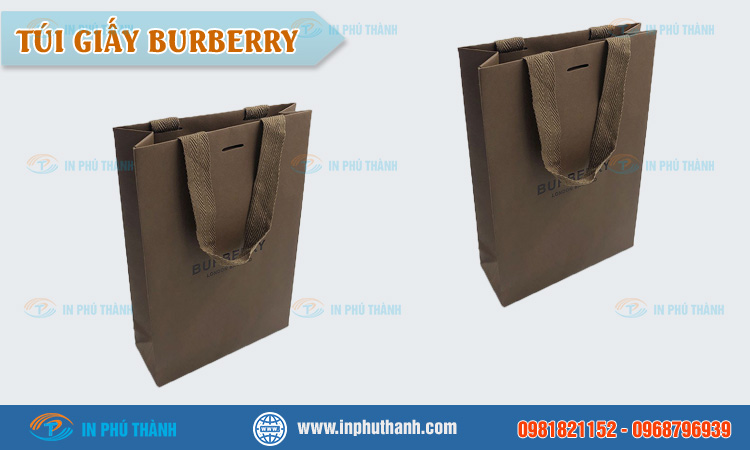 Túi giấy burberry