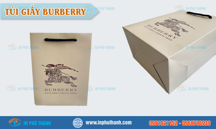 Túi giấy burberry