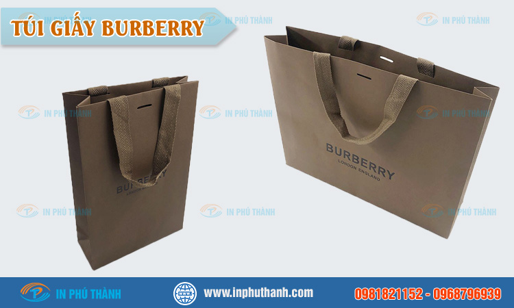 Túi giấy burberry