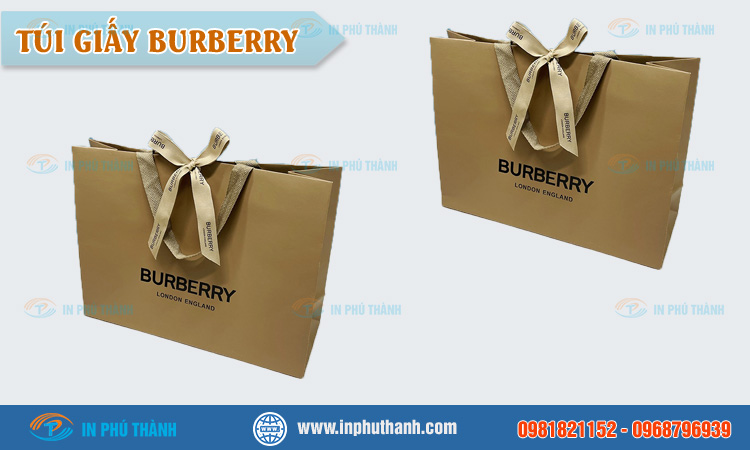Túi giấy burberry