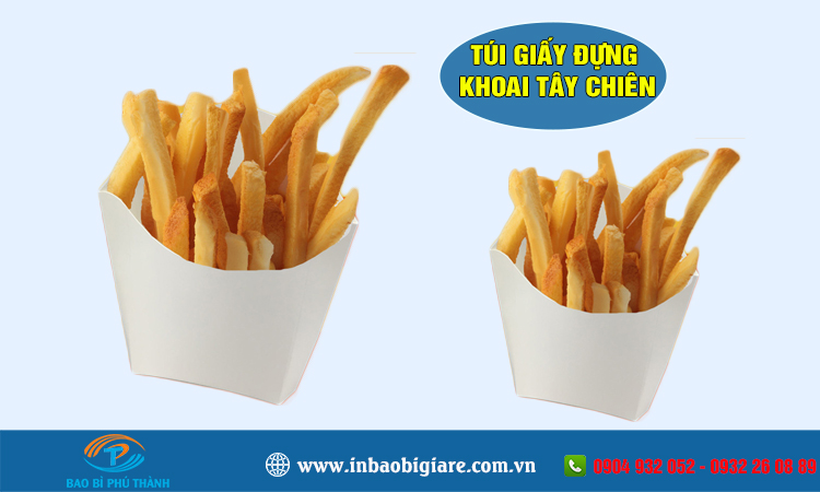 Túi giấy đựng khoai tây chiên