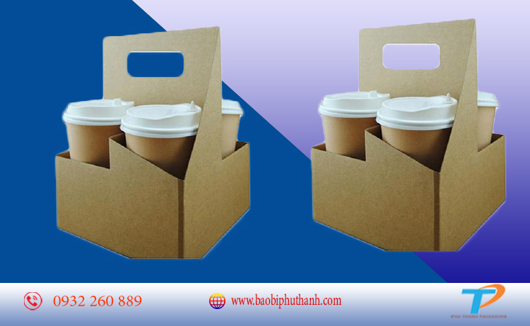 Túi giấy đựng ly café