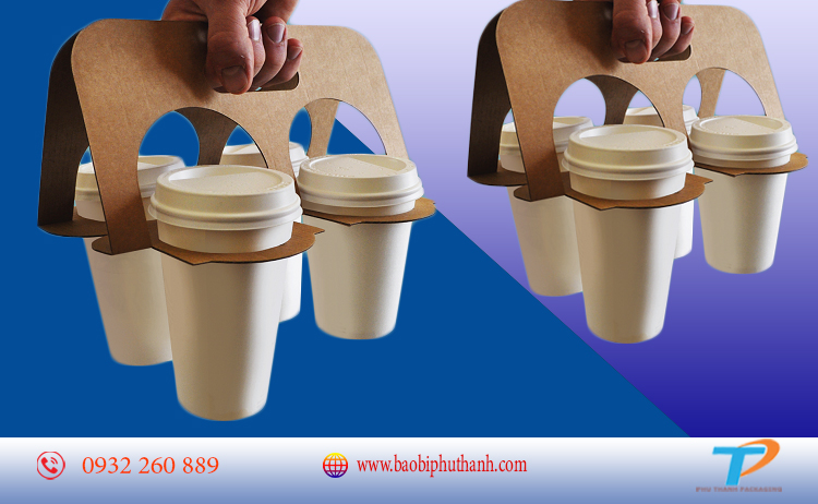 Túi giấy đựng ly café