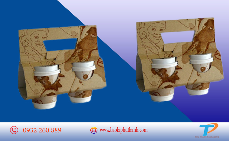 Túi giấy đựng ly café