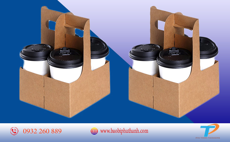 Túi giấy đựng ly café