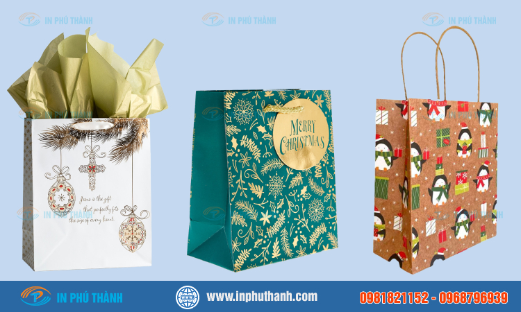Túi giấy đựng quà Noel