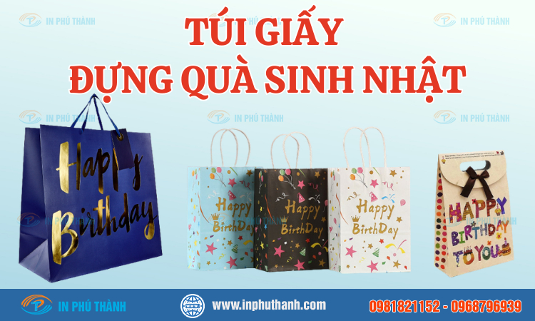 Túi giấy đựng quà sinh nhật