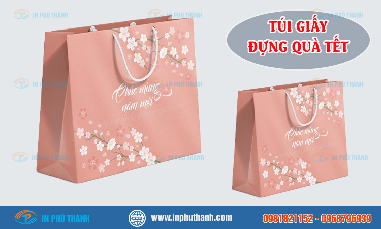 Túi giấy đựng quà tết