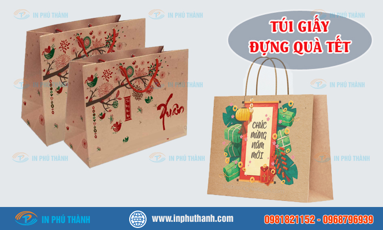 Túi giấy đựng quà tết