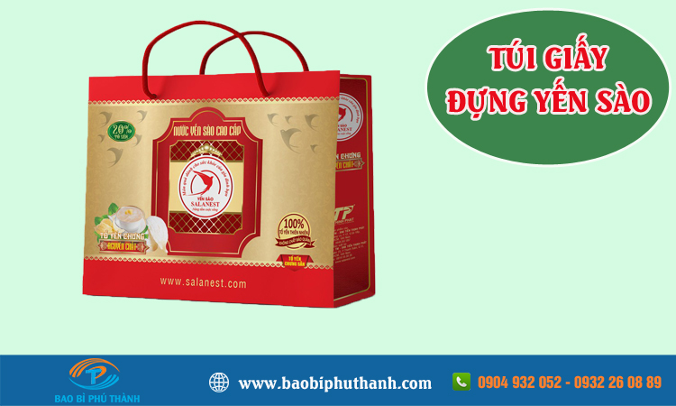 Túi giấy đựng yến sào