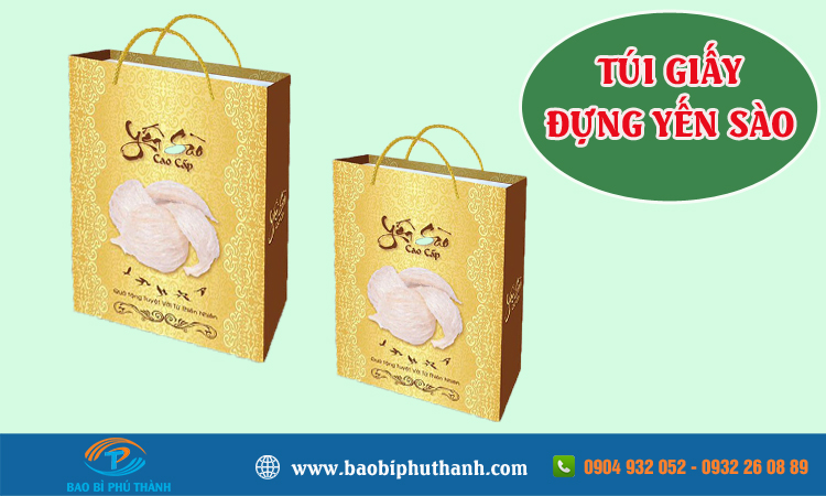 Túi giấy đựng yến sào