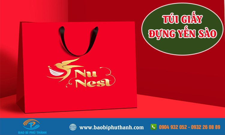 Túi giấy đựng yến sào