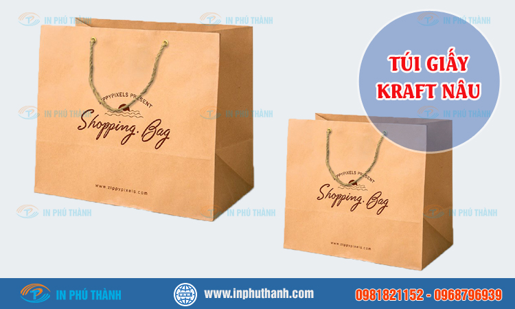 Túi giấy kraft nâu