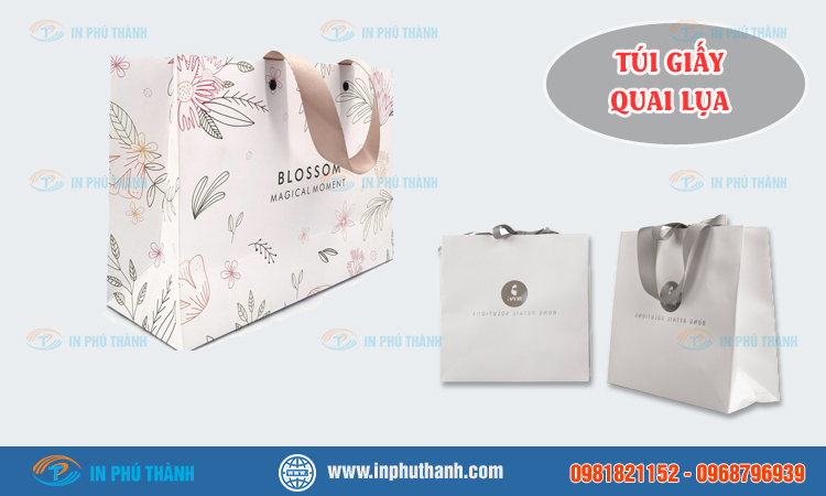 Túi giấy quai lụa