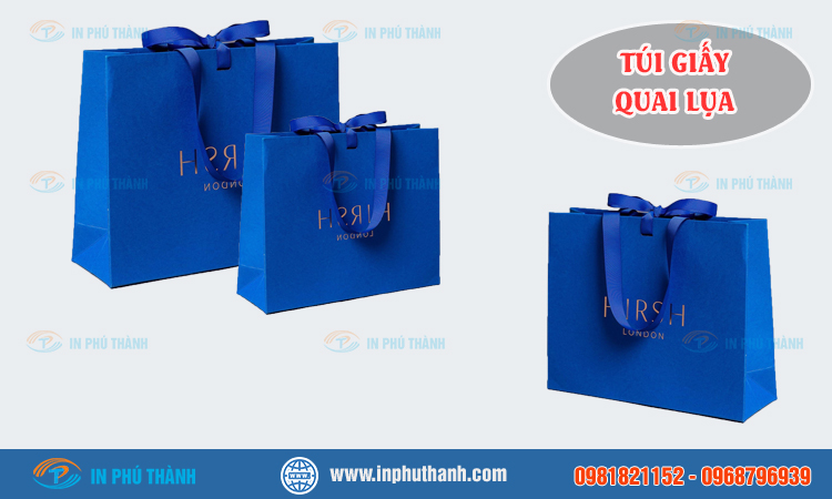 Túi giấy quai lụa