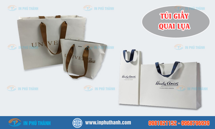 Túi giấy quai lụa