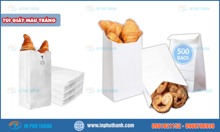 Túi giấy trắng