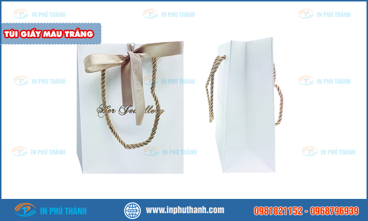 Túi giấy trắng