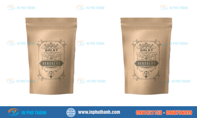 Túi zip giấy kraft